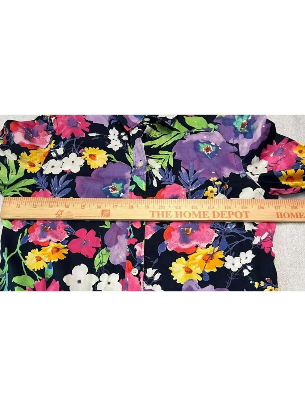 Lauren Ralph Lauren Floral Button-Up Cottagecore Spring Garden Vtg Inspired XS